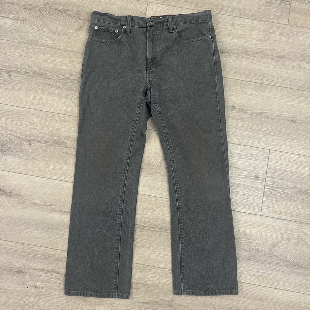 ll bean jeans stretch Standard Fit 33x29 (28) Gray Regular Fit